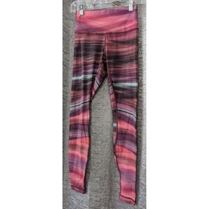 lululemon leggings 6‎ Multi Color Striped Inside Pocket